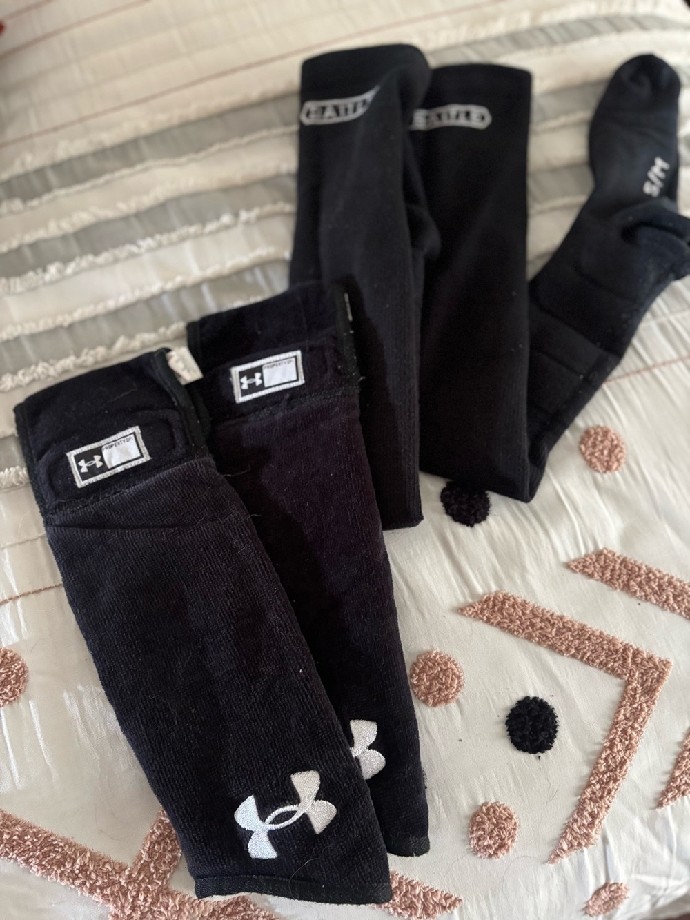 Football gear- two towels and Battle socks